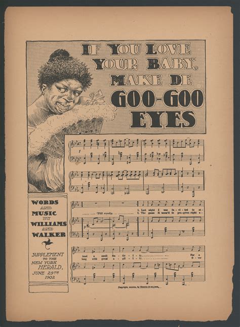 “If You Love Your Baby Make De Goo Goo Eyes” | National Museum of ...