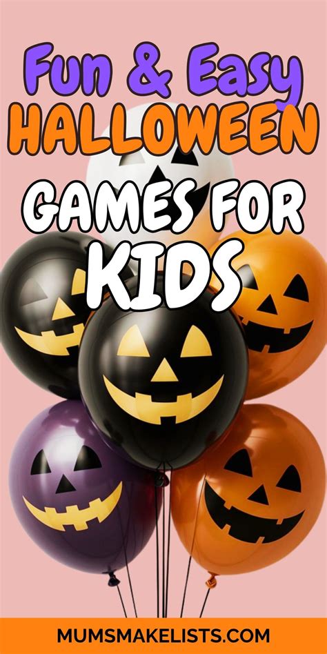 9+ Easy & Fun Halloween Party Games for Little Kids in 2024 | Simple ...