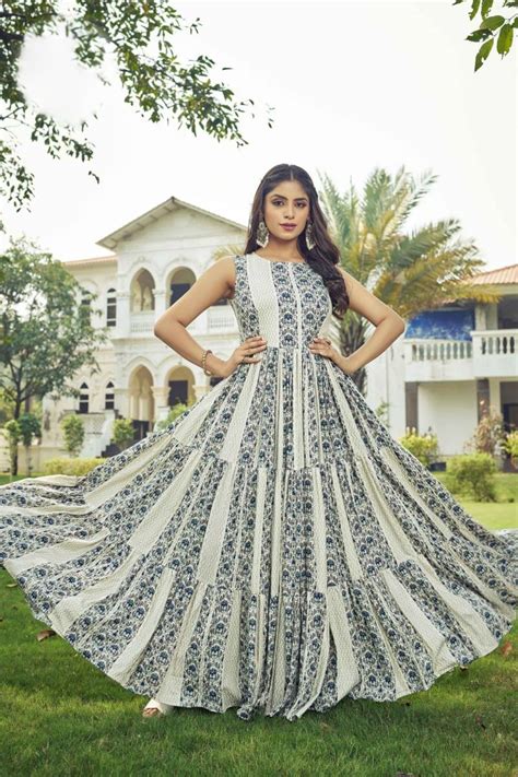 Ctz Jaladhija Rayon Printed Gown Collection