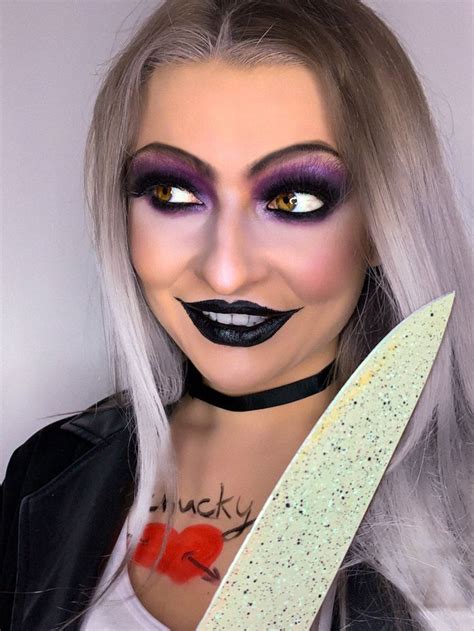 Image result for Chucky Bride Makeup Tutorial