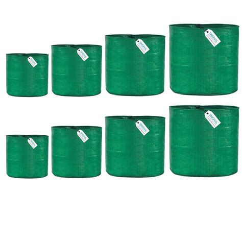 HDPE UV Protected Round Plants Grow Bags Combo, 9x9, 9x12, 12x12, 12x1 ...