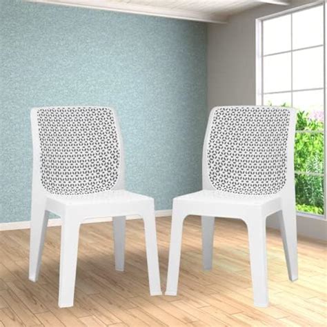 ITALICA Oxy Plastic Chair for Home/Glossy Finish Chair for Office ...