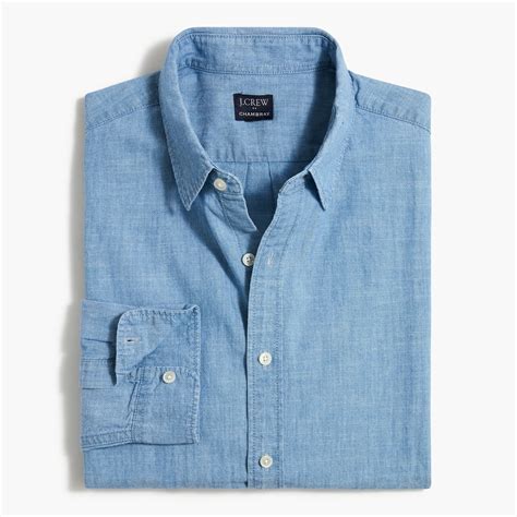 Factory: Classic Chambray Shirt For Men