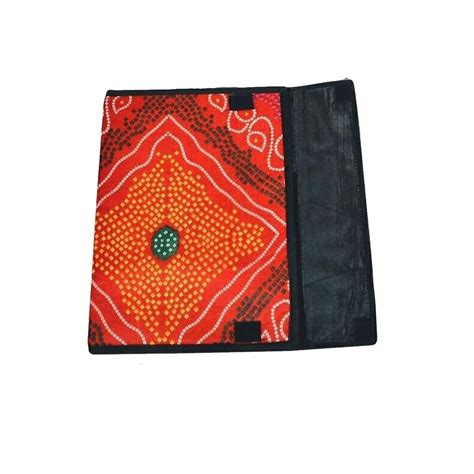 ArtTrails 4 Pockets Warli Printed Fabric File Folders for Certificates ...
