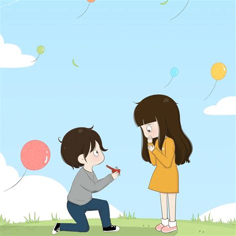 [100+] Cute Couple Cartoon Wallpapers | Wallpapers.com