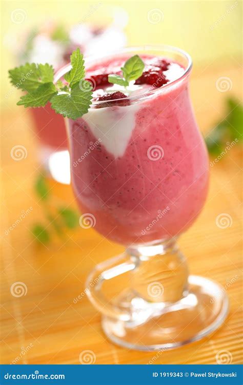 Raspberries with Acidic Milk Stock Image - Image of europe, bulgarian ...