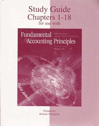 Buy Fundamental Accounting Principles Study Guide, Chapters 1 to 18 ...