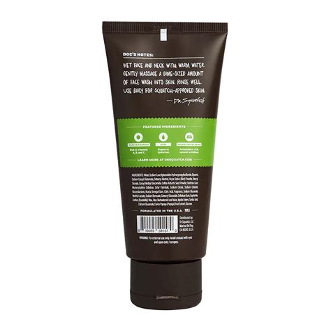 Dr. Squatch Men's Natural Face Wash - Cool Fresh Aloe - Shop Facial ...
