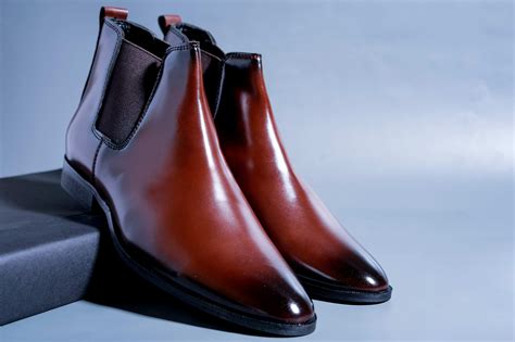 Men's Luxury Design Brown Party Wear Premium Quality Chelsea Boot Shoe ...