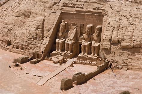 ABU SIMBEL, EGYPT The 3,200-year-old colossal Temple of Ramses II was carved from a cliffside by ...
