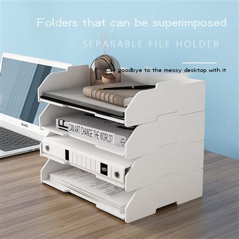 A4 Paper File Rack/Data Rack Storage Rack Desktop ... – Grandado