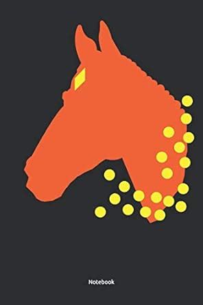 Notebook: Horse Notebook lined 100 pages lined, white paper, 6x9inches ...