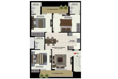 ALPS Millennium Tower in Sector 124 Sunny Enclave, Mohali: Price ...