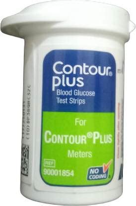 CONTOUR PLUS CP (90001854) 25 Glucometer Strips Price in India - Buy ...