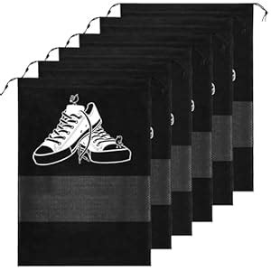 DALUCI Shoe Bags for Travel & Storage – Reusable Shoe Cover Organizer ...