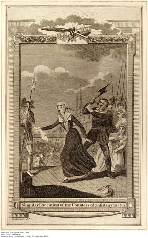 The Execution of Margaret Pole, Countess of Salisbury, May 27, 1541.