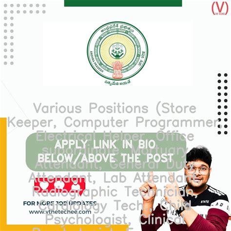 Government of Andhra Pradesh, Medical Education Department is hiring ...