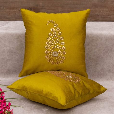 Buy Royal DecoFurnishing Golden Paisley Leaf (Raw Mango/Ambi/Kairi ...