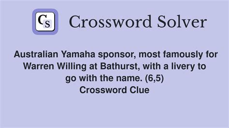 Australian Yamaha sponsor, most famously for Warren Willing at Bathurst ...