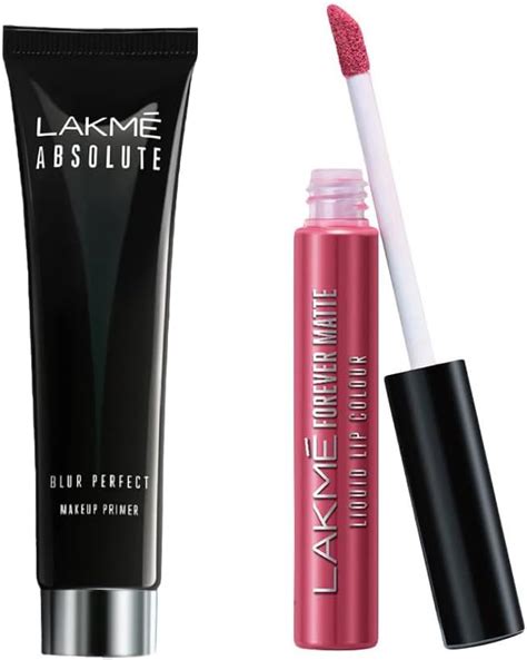 Buy Lakme Absolute Blur Perfect Matte Face Primer & Lakme Forever Matte ...