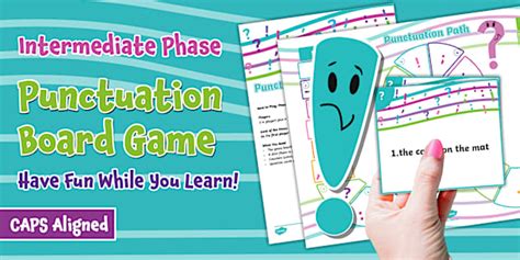 Intermediate Phase – English – Punctuation Path – Board Game
