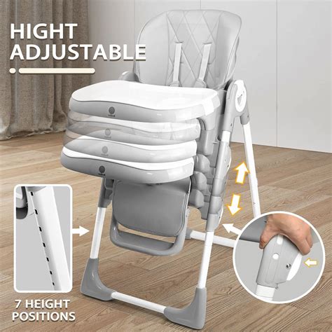 Babilous Foldable Baby Highchair with Adjustable Feeding Seat India | Ubuy