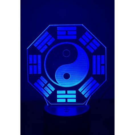 Buy Wolf/ Pikachu/ Hello Kitty/ Stormtrooper/ Yin Yang : RGB 3D lamp ...