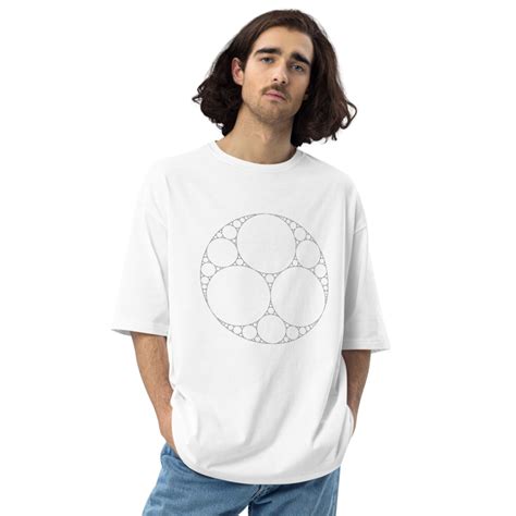 Apollonian Gasket / ユニセックス ビッグシルエット Tシャツ | FRACTAL