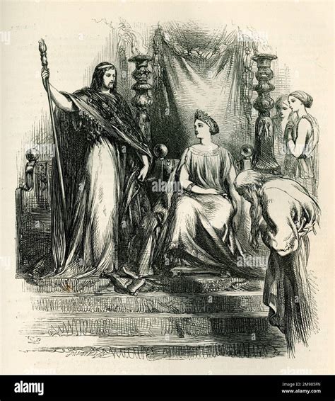 Midsummer Nights Dream Hippolyta Drawing Cambridge School Shakespeare