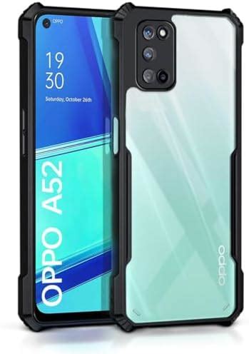 WOW IMAGINE Shock Proof Clear Back Case Mobile Cover for Oppo A52 (Hard ...
