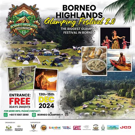 Borneo Highland Glamping Festival 2.0, Borneo Highlands Resort, Kuching ...
