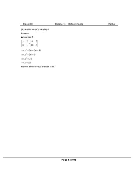 NCERT Class 12 Maths Chapter 4 Exercise 4.1 Solutions - eSaral