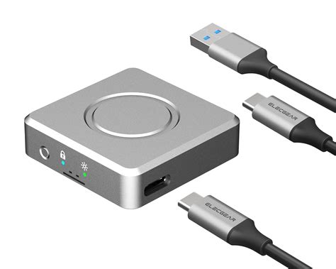 ElecGear Mini 2230 NVMe Enclosure, Write Protect USB 3.2 External Hard ...