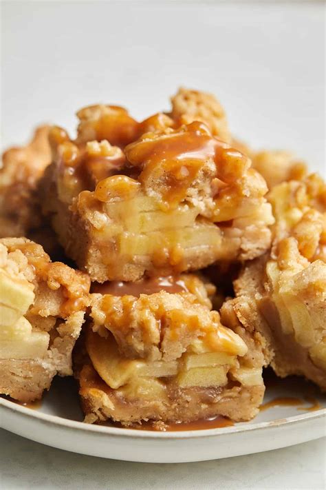 Salted Caramel Apple Pie Bars - Sass and Salt