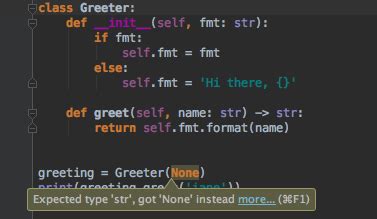 Image result for Type Hinting Python Class