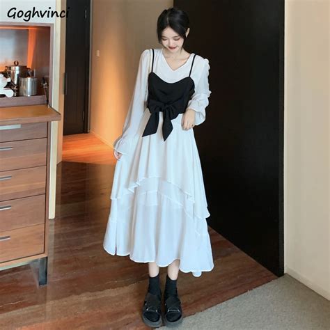 Womens White Midi Dress Sleeves | White Spring Dress Sleeves - White ...