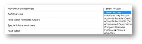 How to map Chart of Accounts and post JV : Help Center