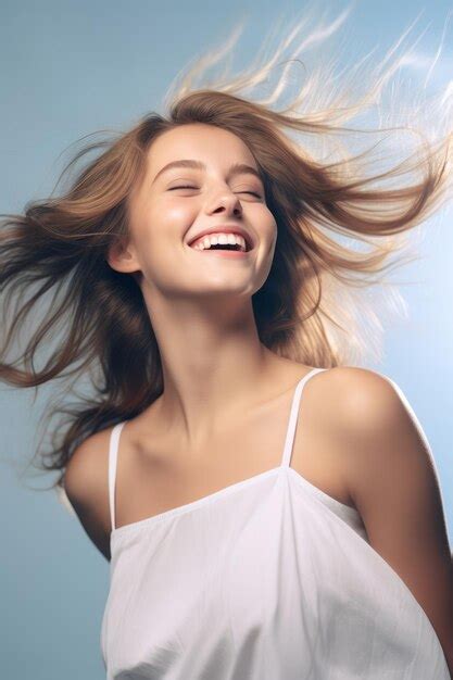 Woman emotional dynamic pose | Premium AI-generated image