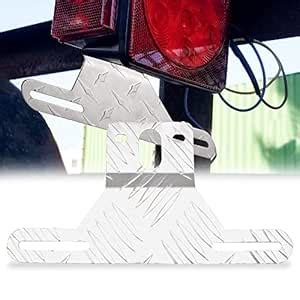 Samman Trailer License Plate Bracket License Plate Light Bracket for ...