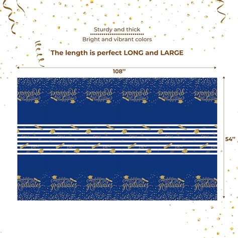 Class of 2023 Blue Graduation Tablecloth - Very | Ubuy India