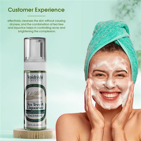 Vaidrishi Facewash for Acne Prone Skin with Tea- Tree and Liquorice