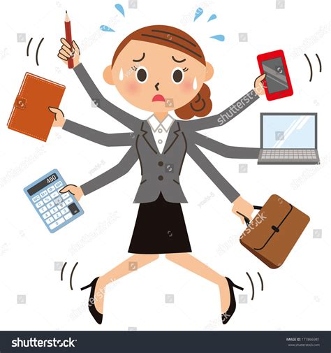 Busy Worker Cartoon 的图像结果