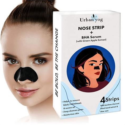 Urban Yog Nose Strip for Blackheads & Whiteheads Removal (4 Strips ...