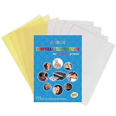 SANGI Temporary Tattoo Paper For Inkjet Printer India | Ubuy