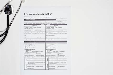 Sample Life Insurance Application Forms 的图像结果