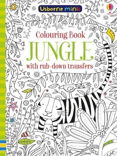 Buy Colouring Book Jungle with Rub Down Transfers x5 (Usborne Mini ...