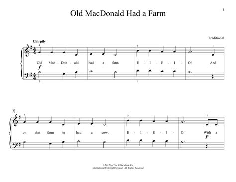 Old Macdonald Guitar Chords