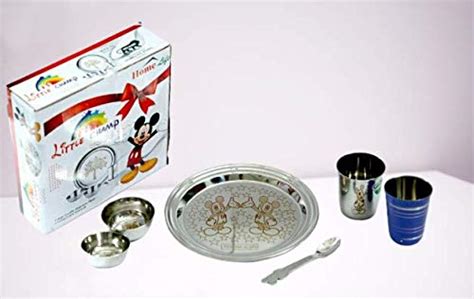 6 Pcs Stainless Steel Kitchen Set for Kids : Amazon.in: Home & Kitchen