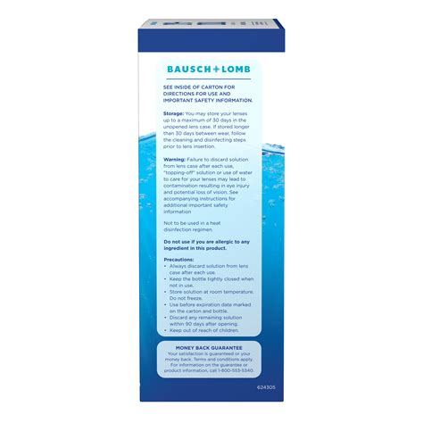 Buy Renu Contact Lens Solution, Advanced Formula Triple Disinfectant ...