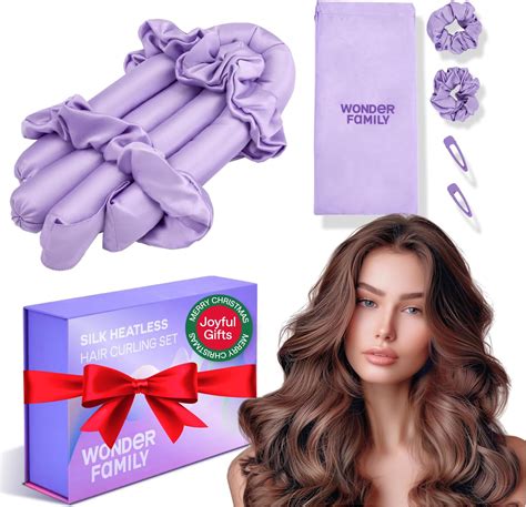 Amazon.com : Kitsch Satin XL Jumbo Hair Rollers for Overnight Curls ...